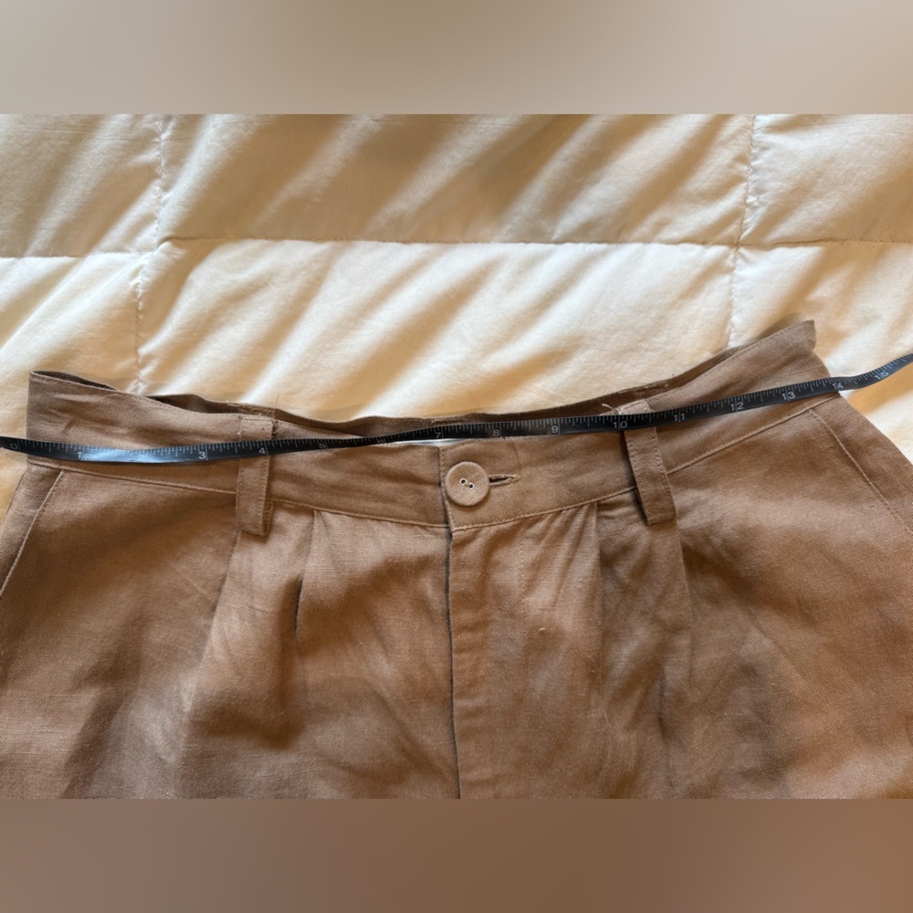 ROLLA'S linen blend Brown Wide-Leg Pants - Picture 6 of 14